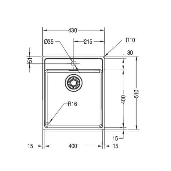 Franke Maris MRX210-40