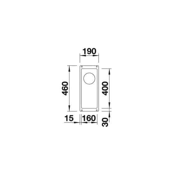 Blanco Subline 160-U Silgranit