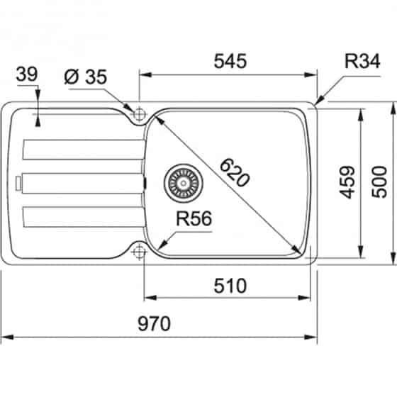 Franke Antea Fragranit+ AZG611-97 Franke Antea Fragranit+ AZG611-97