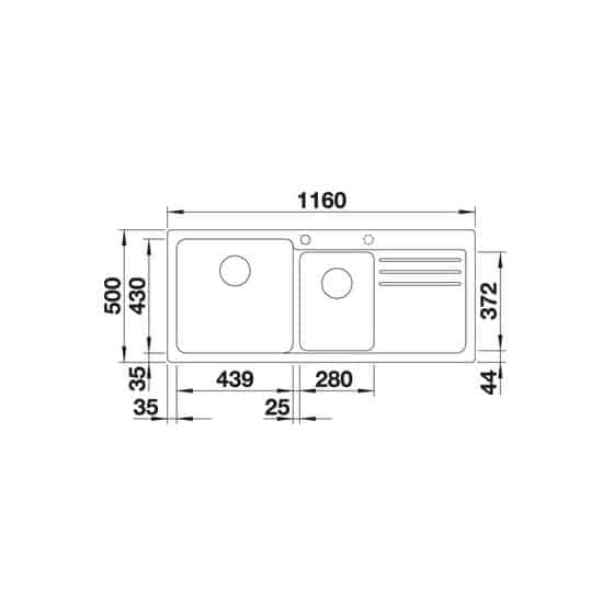 Blanco Naya 8S Silgranit