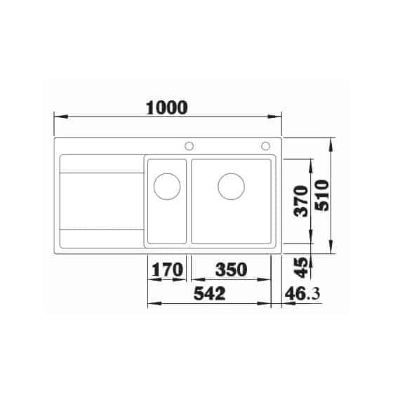 BLANCO DIVON II 6 S-IF Inox BLANCO DIVON II 6 S-IF Inox