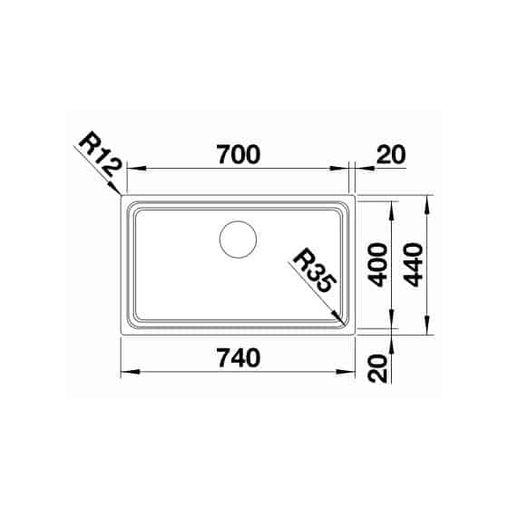 Blanco Etagon 700-IF Inox InFino
