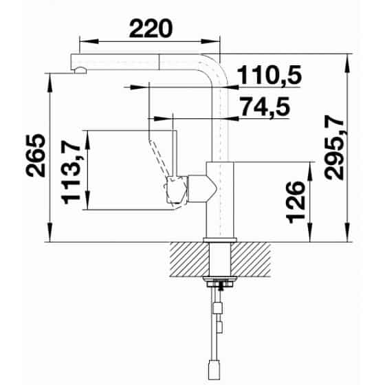 Blanco Lanora-S Inox Blanco Lanora-S Inox