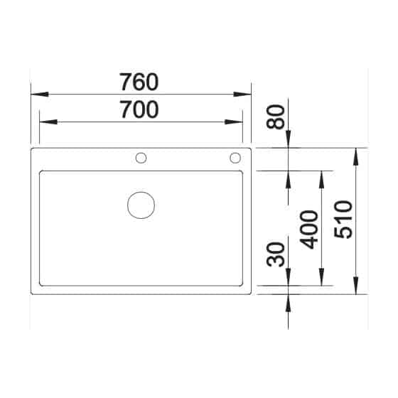 Blanco Claron 700-IF/A Durinox