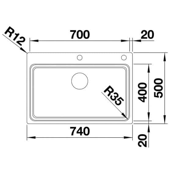 Blanco Etagon 700-IF/A Inox InFino