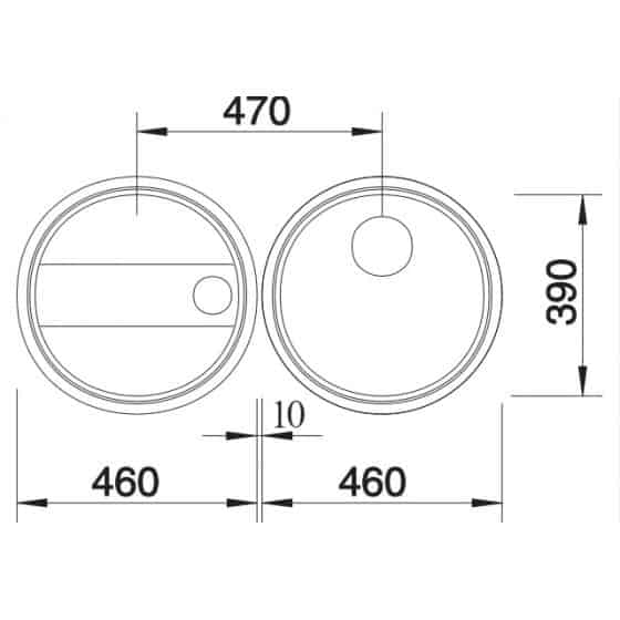 Blanco Rondoset Inox
