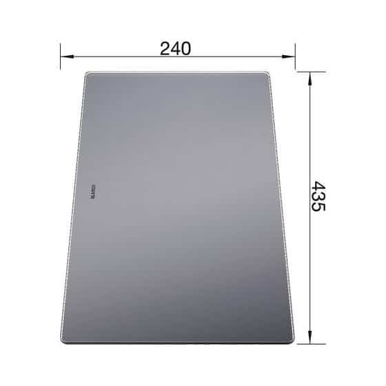 Planche à découper Blanco VERREp/UNDERLINE