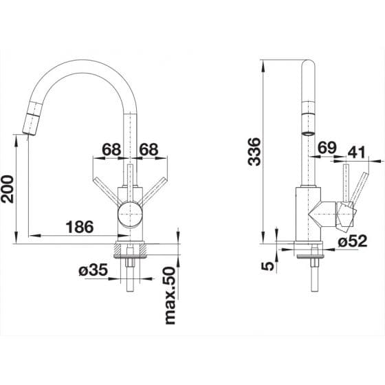 Blanco Mida-S Silgranit Look