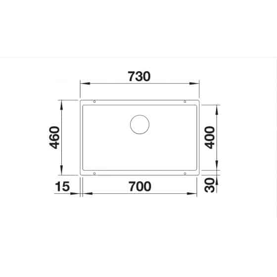 Blanco Rotan 700-U Silgranit