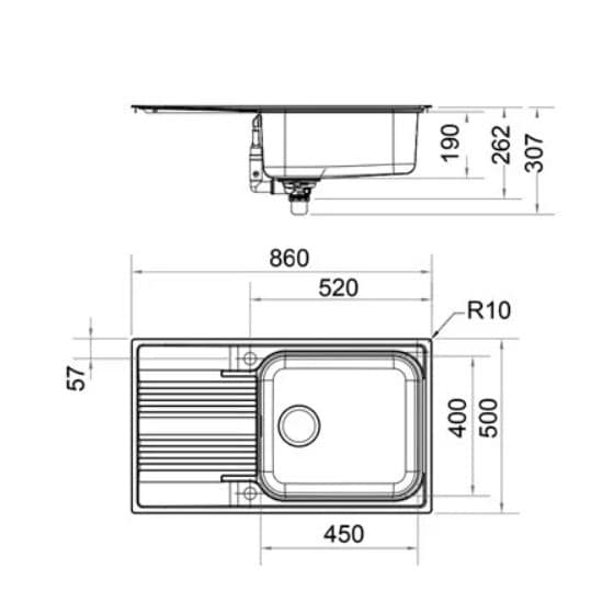 Franke Smart SRX611-86L Franke Smart SRX611-86L