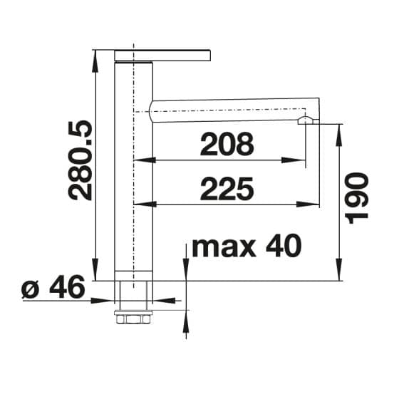 Blanco Linee Chrome 517594
