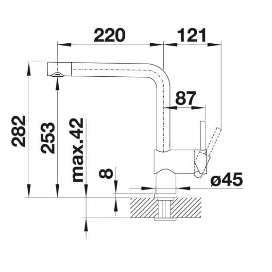 Blanco Linus Silgranit-look Bicolore