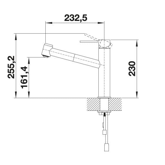 Blanco Ambis-S Inox Brossé