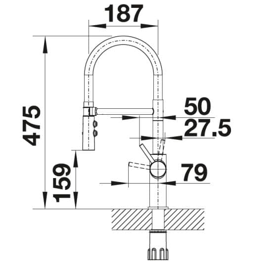 Blanco CATRIS-S Flexo PVD UR