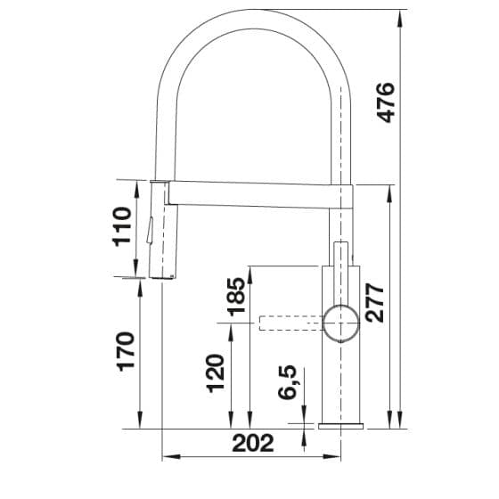 Blanco Sonea-S Flex Inox Brossé Blanco Sonea-S Flex Inox Brossé