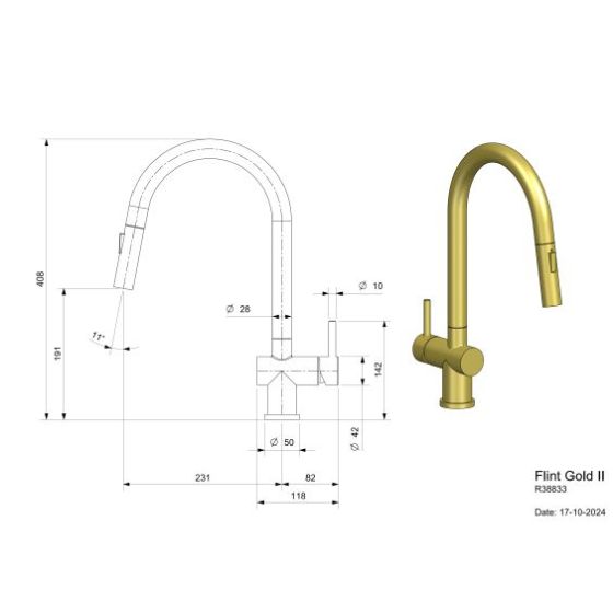 Reginox Flint Gold II R38833 Reginox Flint Gold II R38833