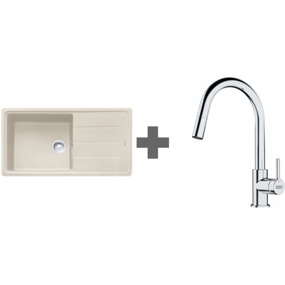 PACK Franke Basis Fragranit BFG611-XL + Mitigeur PACK Franke Basis Fragranit BFG611-XL + Mitigeur