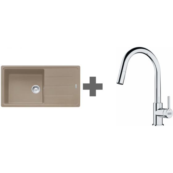 PACK Franke Basis Fragranit BFG611-XL + Mitigeur PACK Franke Basis Fragranit BFG611-XL + Mitigeur