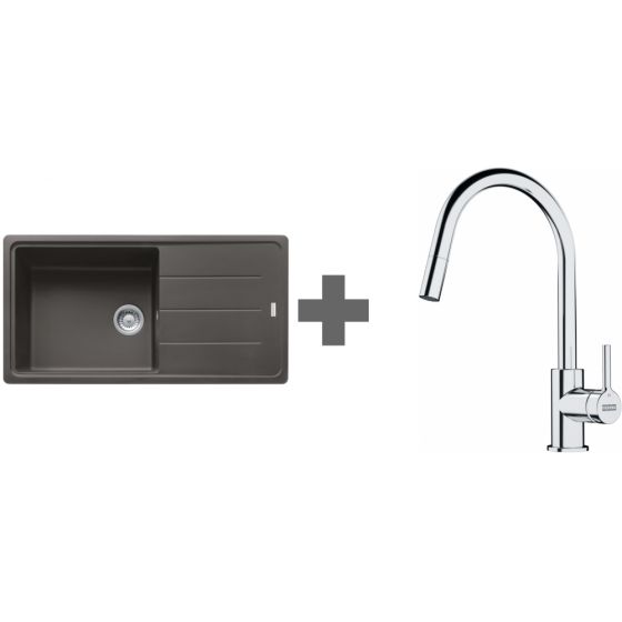 PACK Franke Basis Fragranit BFG611-XL + Mitigeur PACK Franke Basis Fragranit BFG611-XL + Mitigeur