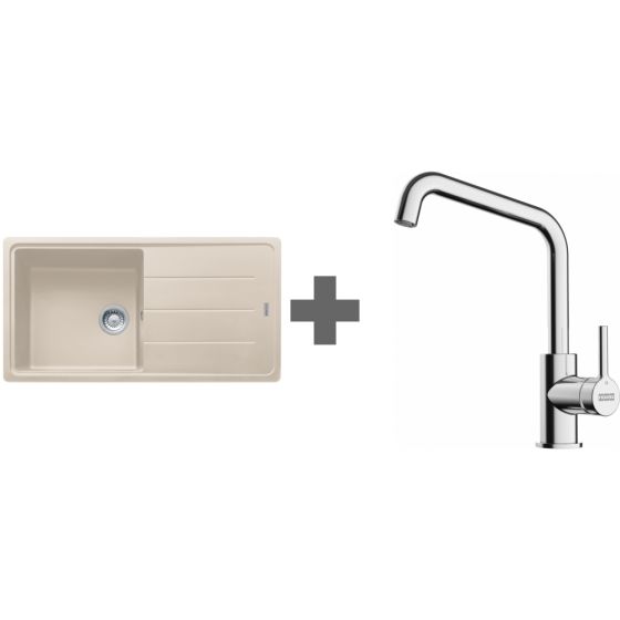 PACK Franke Basis Fragranit BFG611-XL + Mitigeur PACK Franke Basis Fragranit BFG611-XL + Mitigeur