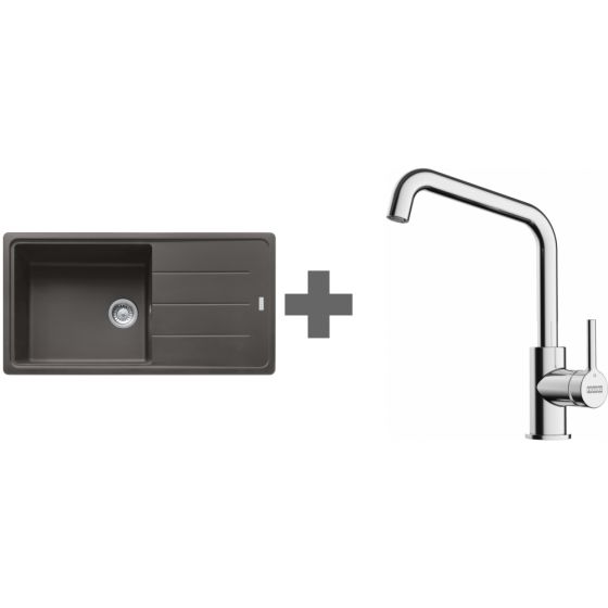 PACK Franke Basis Fragranit BFG611-XL + Mitigeur PACK Franke Basis Fragranit BFG611-XL + Mitigeur