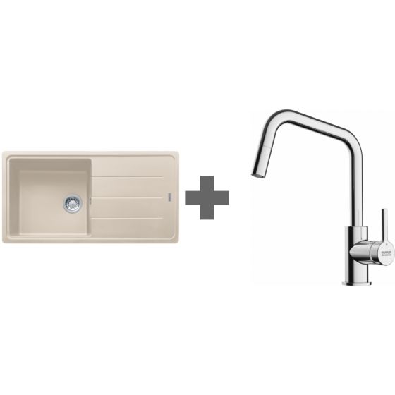 PACK Franke Basis Fragranit BFG611-XL + Mitigeur PACK Franke Basis Fragranit BFG611-XL + Mitigeur