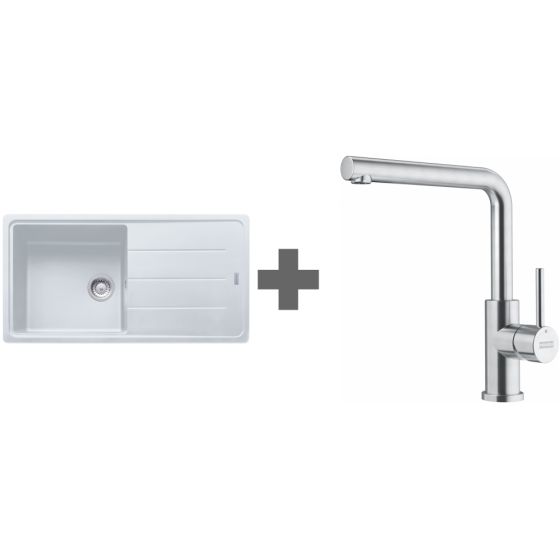 PACK Franke Basis Fragranit BFG611-XL + Mitigeur PACK Franke Basis Fragranit BFG611-XL + Mitigeur
