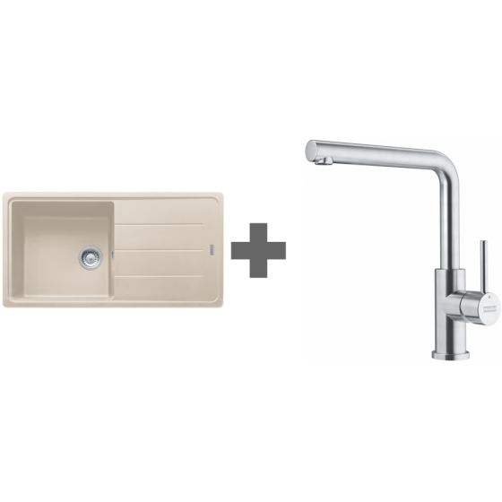PACK Franke Basis Fragranit BFG611-XL + Mitigeur PACK Franke Basis Fragranit BFG611-XL + Mitigeur