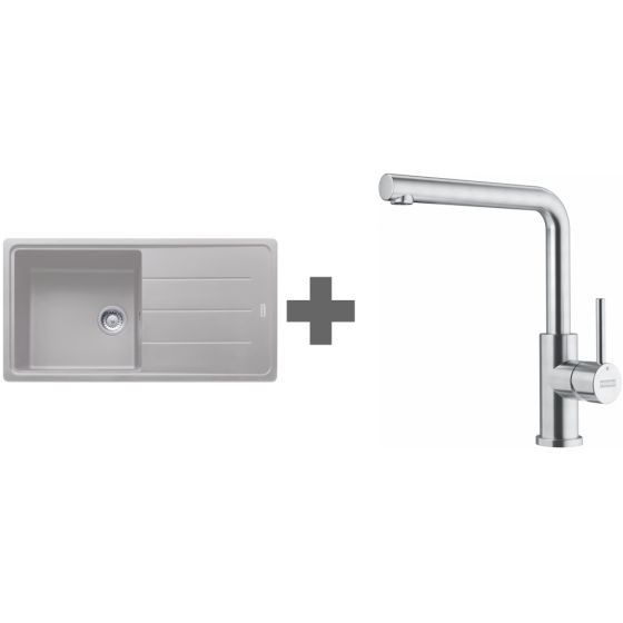 PACK Franke Basis Fragranit BFG611-XL + Mitigeur PACK Franke Basis Fragranit BFG611-XL + Mitigeur