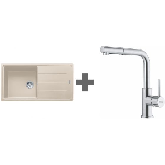 PACK Franke Basis Fragranit BFG611-XL + Mitigeur PACK Franke Basis Fragranit BFG611-XL + Mitigeur