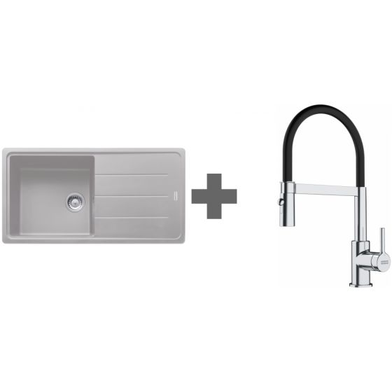 PACK Franke Basis Fragranit BFG611-XL + Mitigeur PACK Franke Basis Fragranit BFG611-XL + Mitigeur