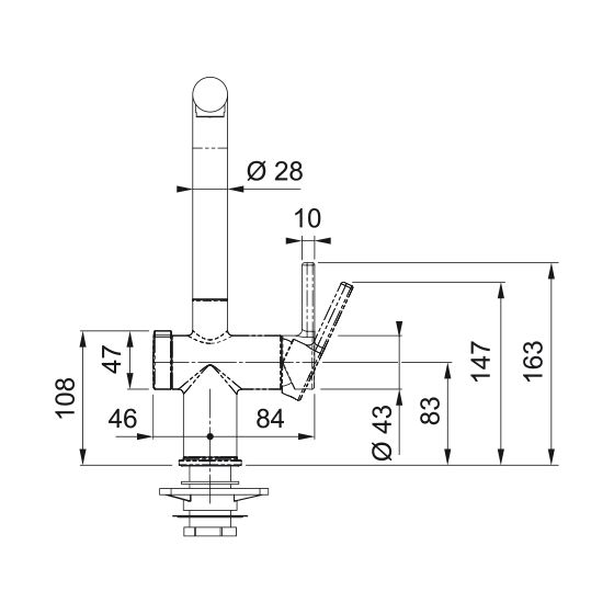 Franke Active Twist Douchette Noir Mat