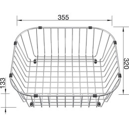 Blanco Panier à Vaisselle 514238
