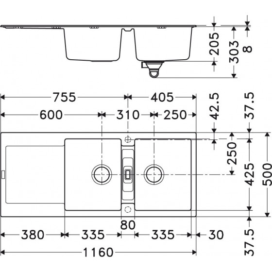 Franke Maris Fragranit+ MRG621