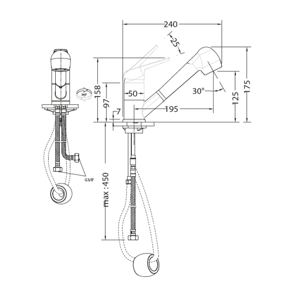 Franke Novara Plus Douchette